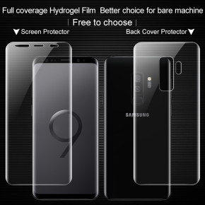 Скрийн протектор удароустойчив NANO TEMPERED GLASS FULL SCREEN мек извит 2 части лице и гръб за Samsung Galaxy S9 Plus G965 